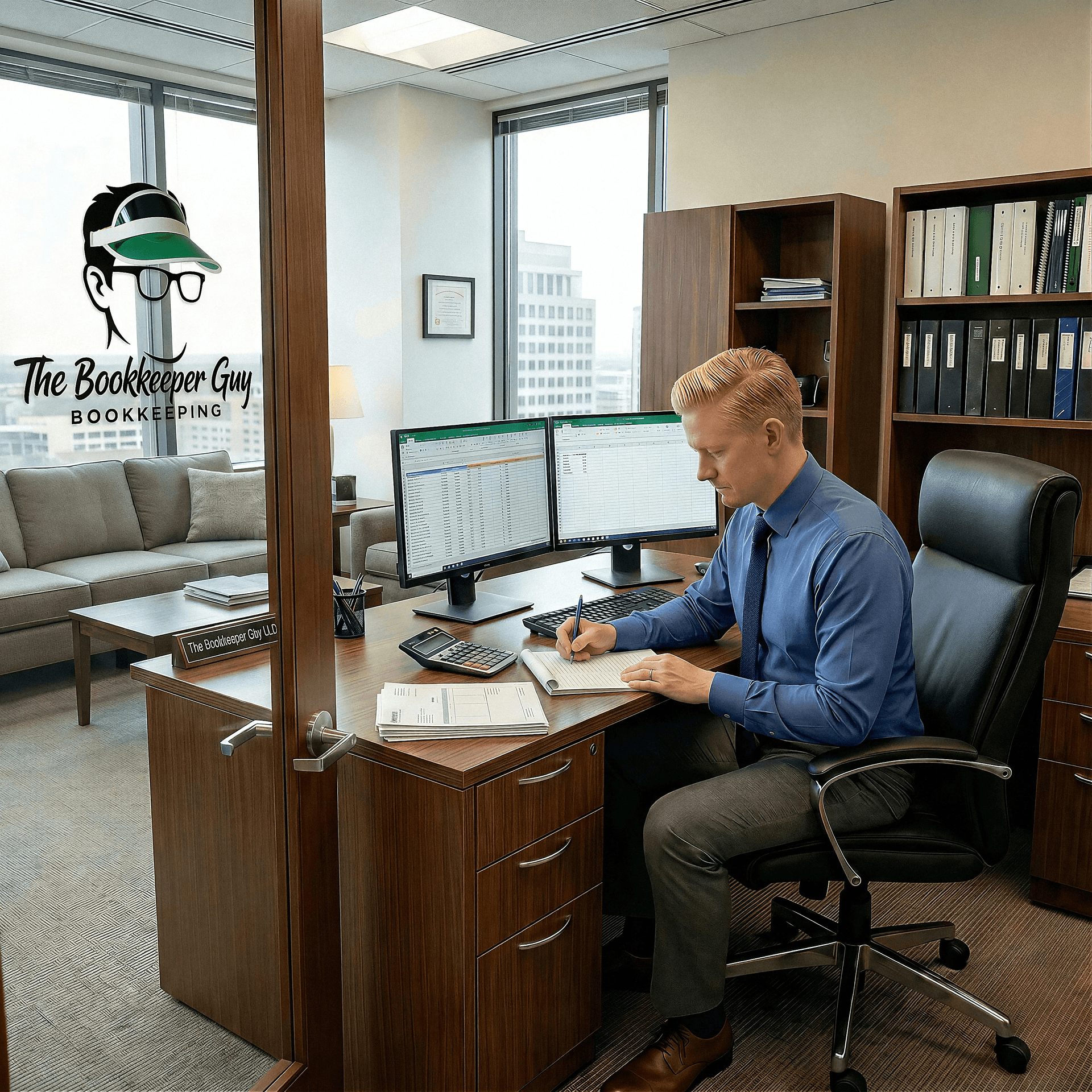 Stephen Blotsky working in the Maricopa, AZ office
